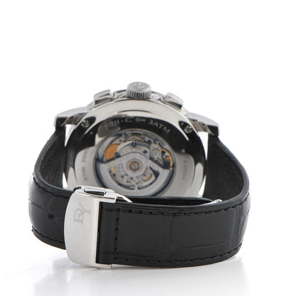 David Yurman Stainless Steel Alligator 46mm Classic Chronograph Automatic Watch Black 4 of 9