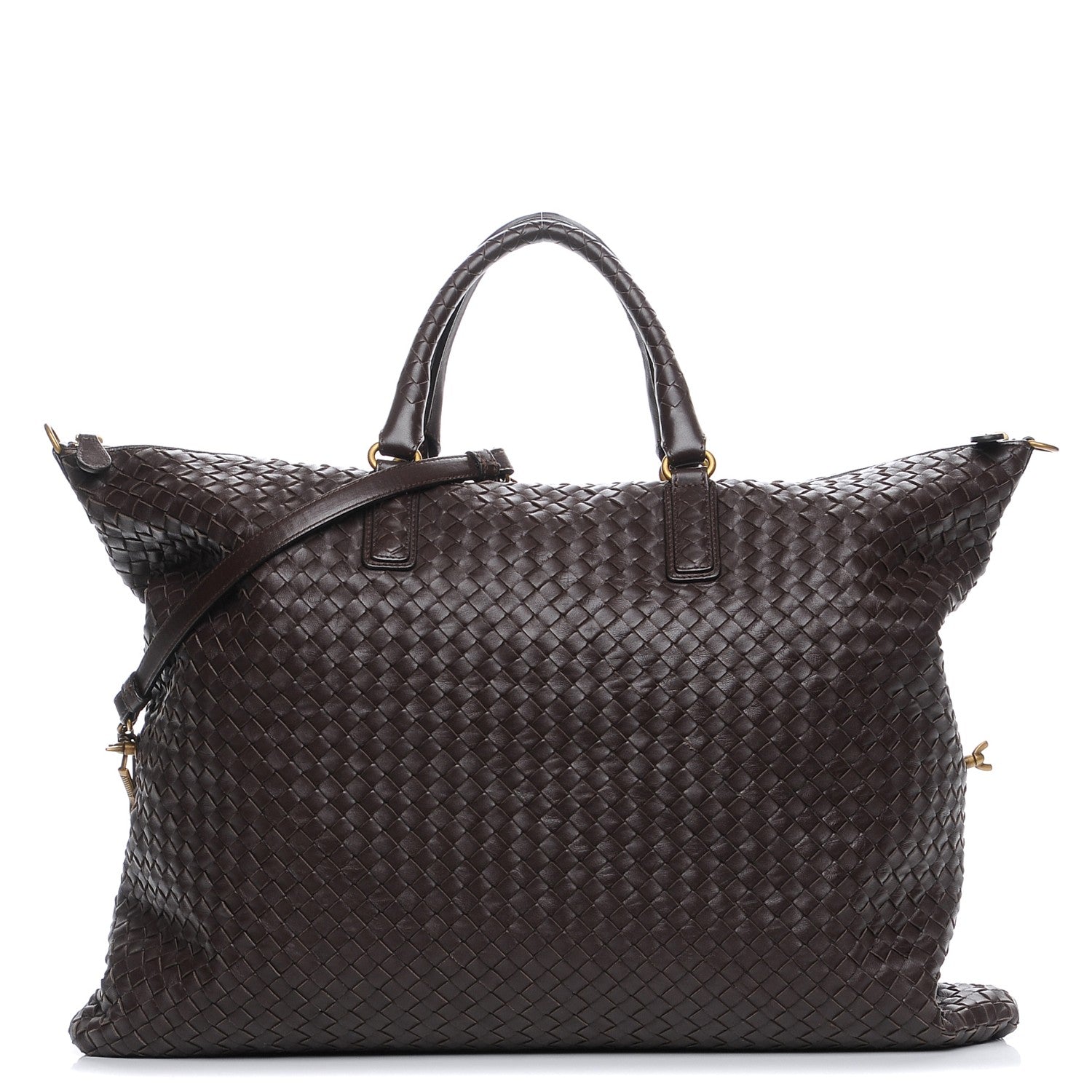 Bottega Veneta Nappa Intrecciato Maxi Convertible Tote Ebano 1 of 12