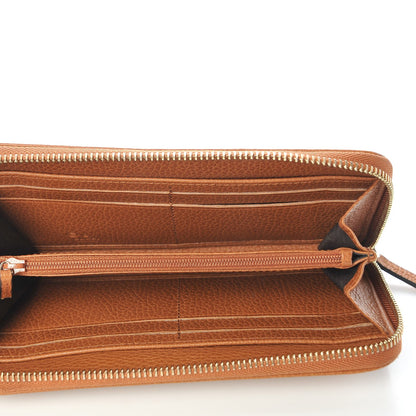Gucci Dollar Calfskin Zip Around Wallet Saffron 7 of 9