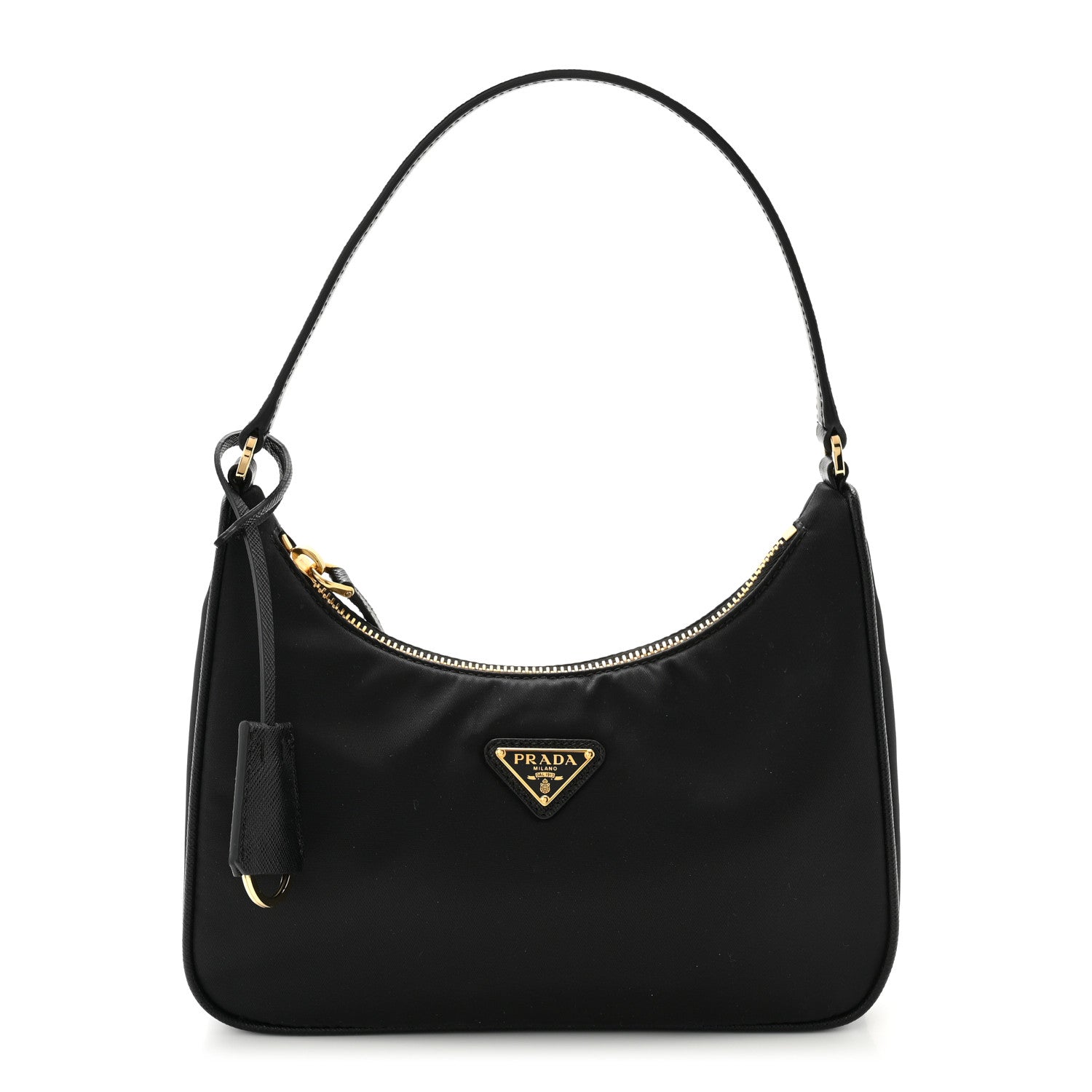 Prada Tessuto Nylon Saffiano Mini Re-Edition 2005 Bag Black 1 of 9