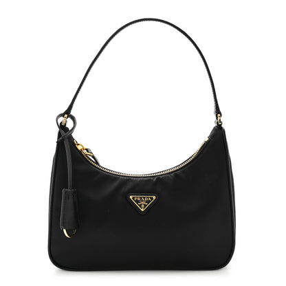 Prada Tessuto Nylon Saffiano Mini Re-Edition 2005 Bag Black 1 of 9