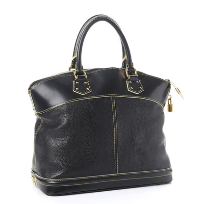 Louis Vuitton Suhali Lockit MM Black 3 of 18