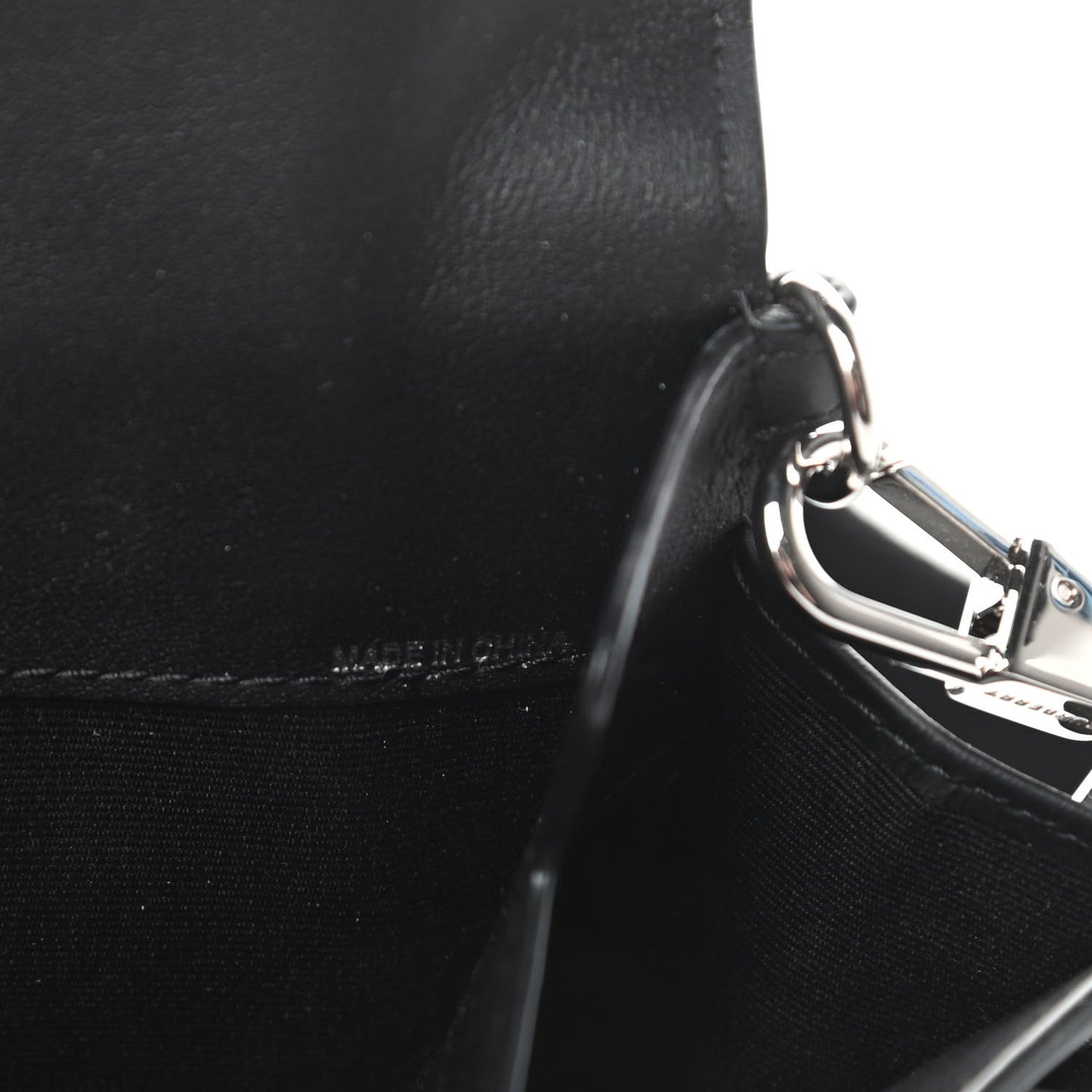 London Check Wallet with Detachable Strap Charcoal