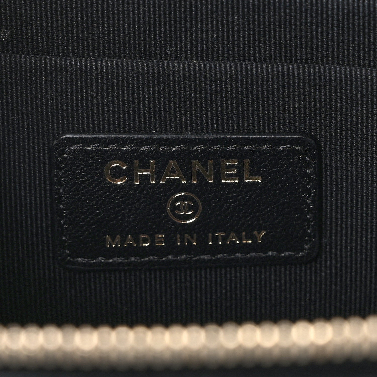 Chanel Lambskin Quilted Small Top Handle Vanity Case With Chain Black 6 of 13