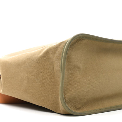 Hermes Toile Cabag 32 Vert Miliatire 8 of 9