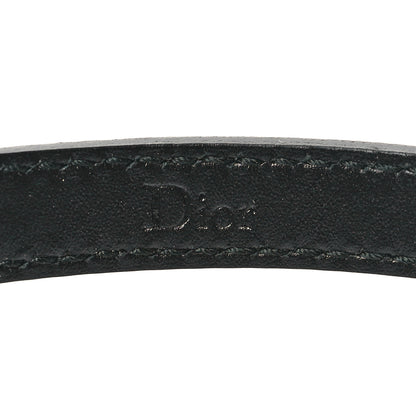 Christian Dior Calfskin D-Bee Slim Belt L Black 3 of 6