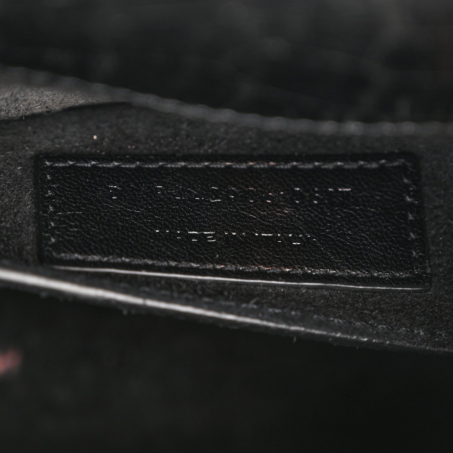 Saint Laurent Calfskin Crocodile Embossed Medium Monogram Sunset Black 7 of 19