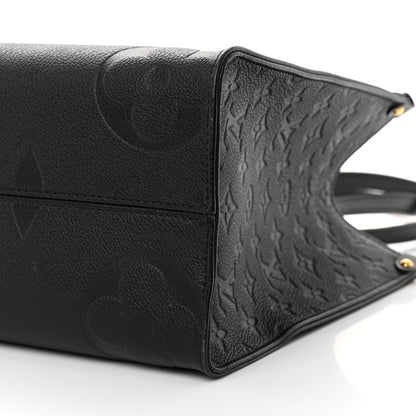 Louis Vuitton Empreinte Monogram Giant Onthego MM Black 9 of 9