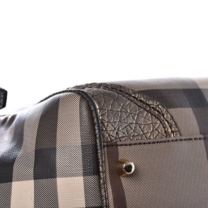 Burberry Smoked Check Small Canterbury Tote Anthracite 9 of 17