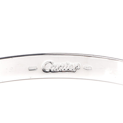 Cartier 18K White Gold LOVE Bracelet 16 10 of 10