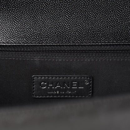 Chanel Caviar Quilted Large Boy Flap Black 9 of 11