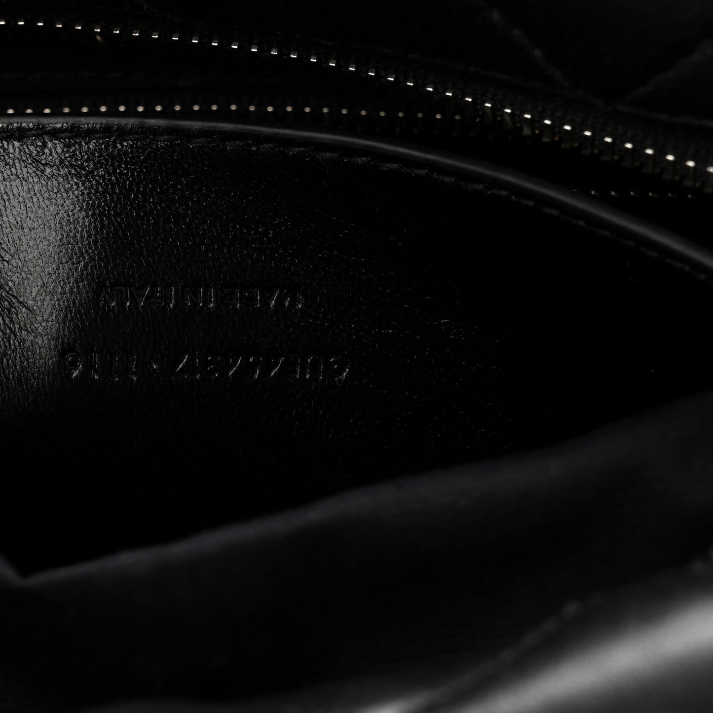 Calfskin Y Quilted Monogram Small Loulou Bowling Bag Black