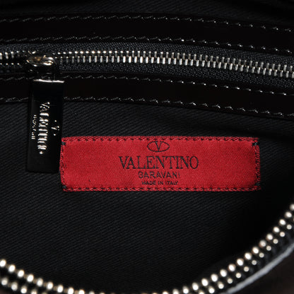 Valentino Garavani Patent Histoire Tote Black 6 of 8