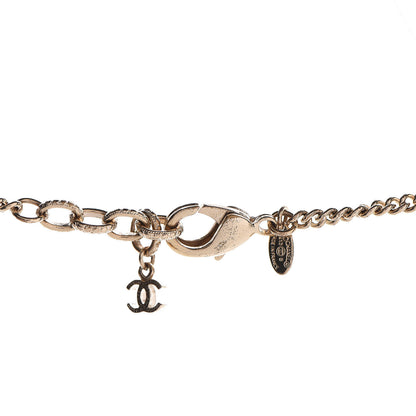 Chanel Pearl CC Pendant Necklace Gold 4 of 5