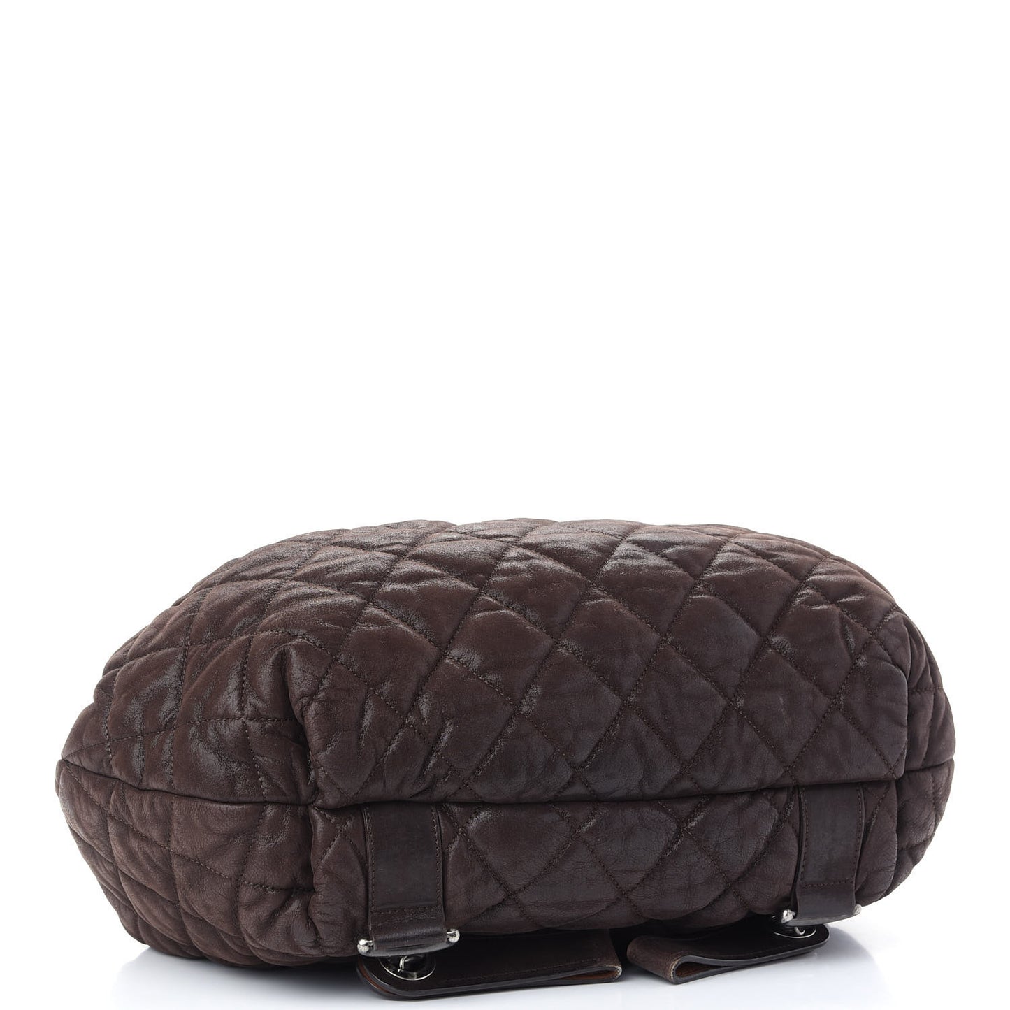 Iridescent Calfskin Quilted In The Mix Backpack Brown