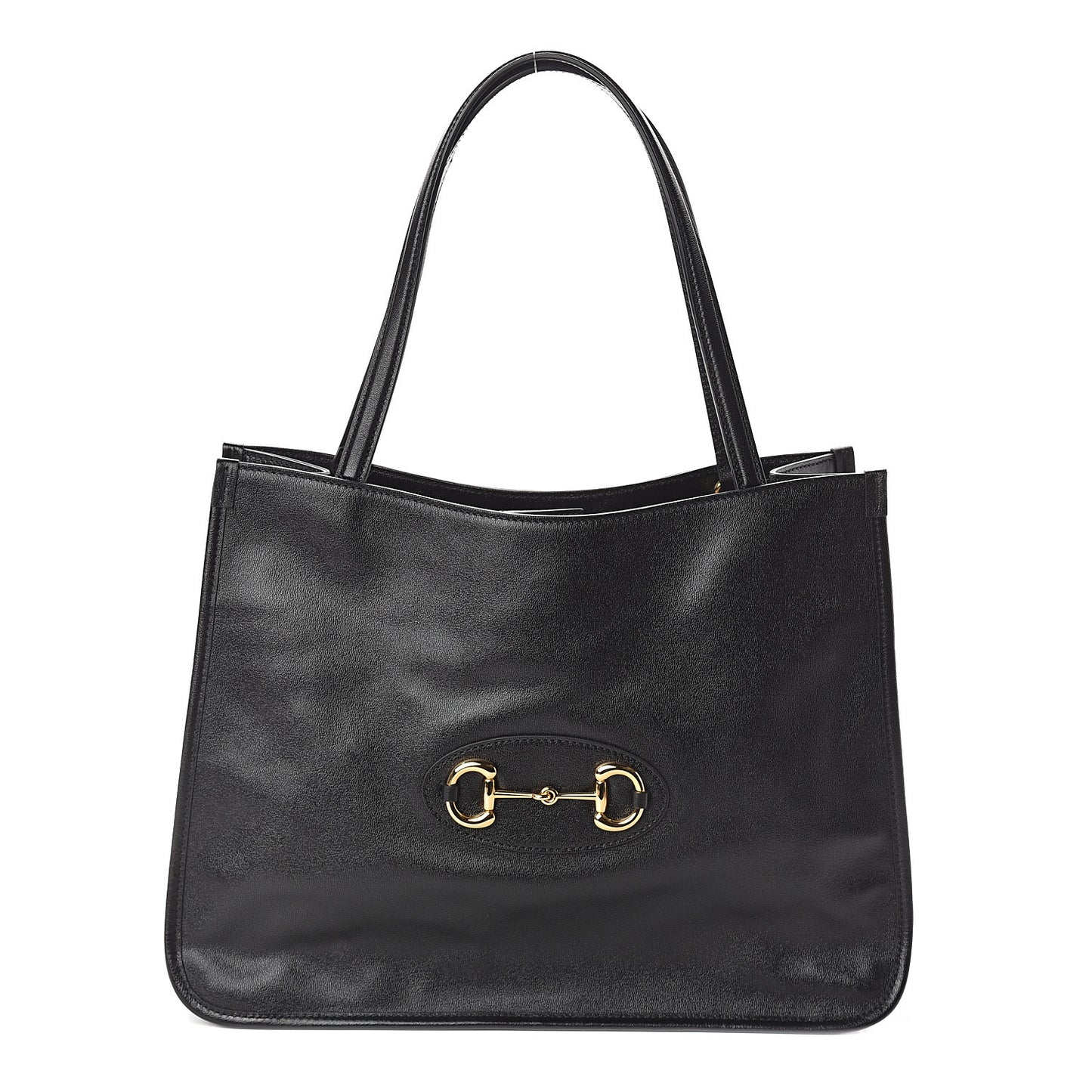 New Sakai Calfskin Lux Horsebit 1955 Tote Bag Black