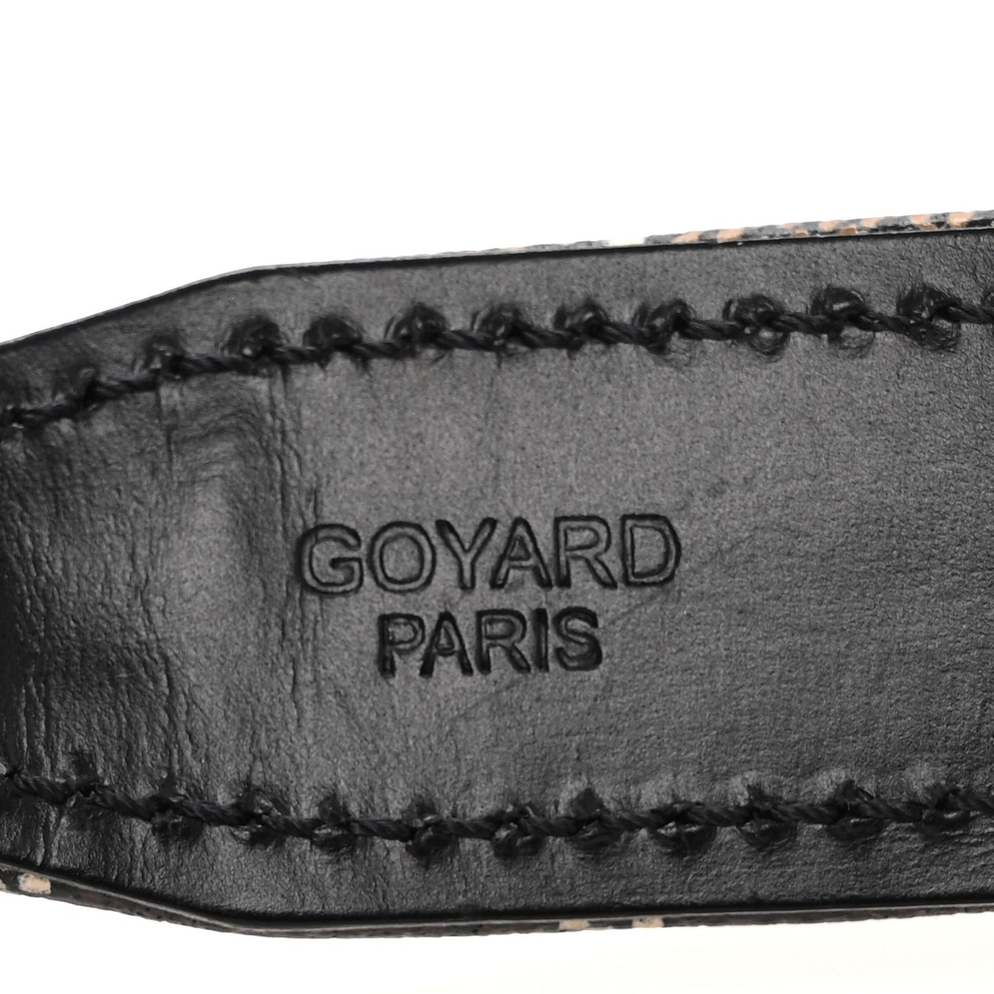 Goyardine Dog Leash Black