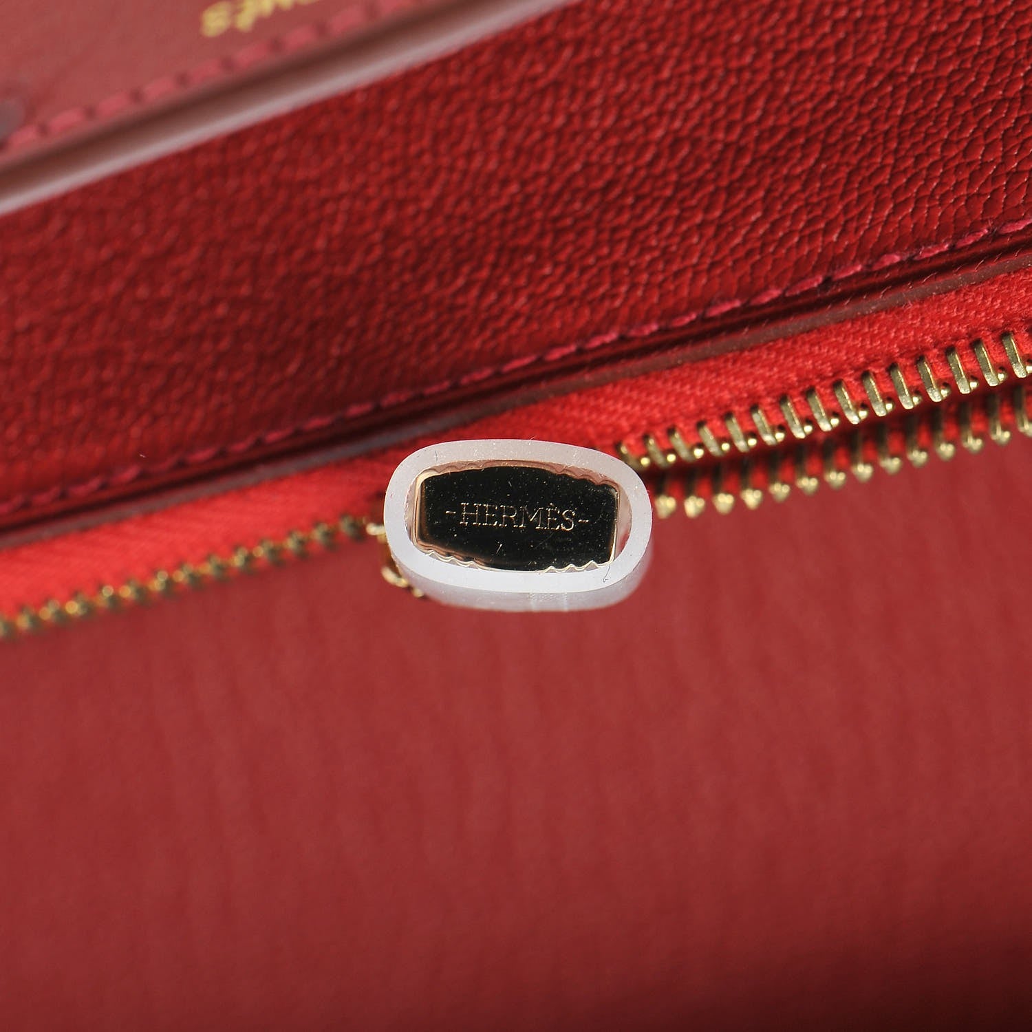 Hermes Ostrich Kelly Longue Wallet Rouge Vif 21 of 22