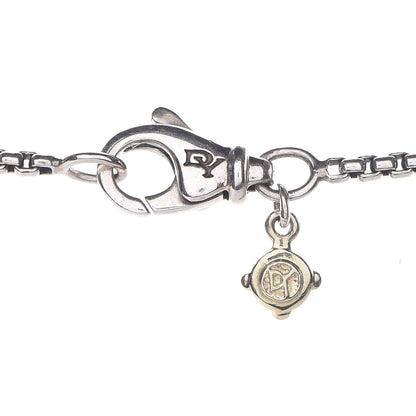 David Yurman Sterling Silver 14K Yellow Gold 1.7mm Box Chain Necklace 72" 4 of 5