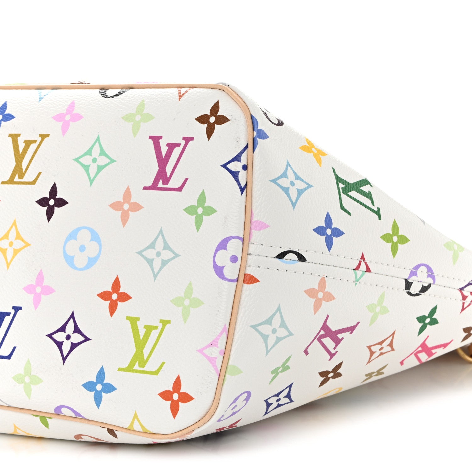 Louis Vuitton LV X TM Monogram Multicolor Neverfull MM White 10 of 10