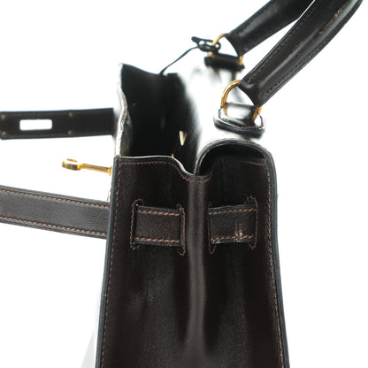 Hermes Box Kelly Sellier 32 Chocolate 15 of 25