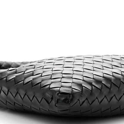 Bottega Veneta Calfskin Intrecciato Small Hop Black 9 of 10