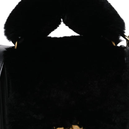 Chanel Orylag Rabbit Fur Calfskin Small Top Handle Boy Flap Black 8 of 11