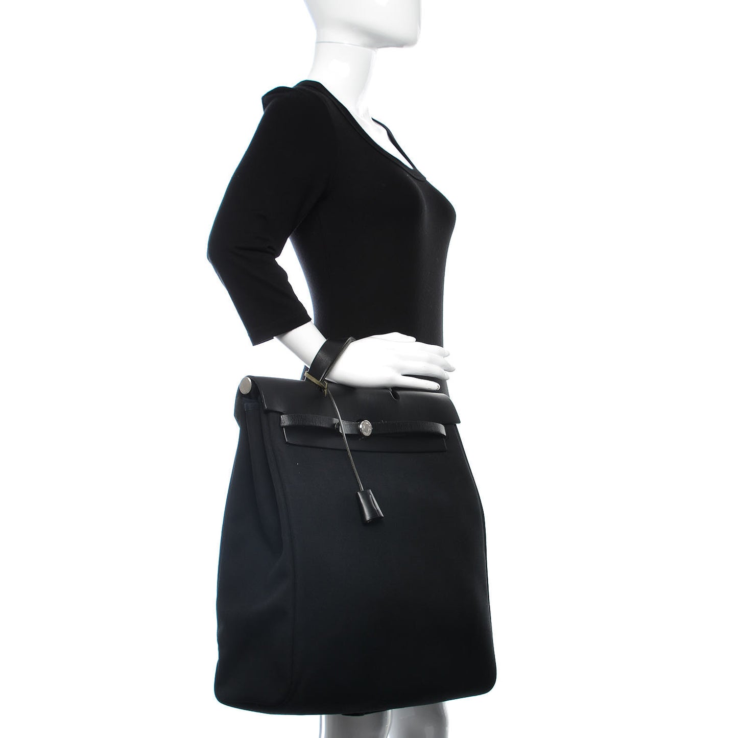 Toile Vache Calfskin Herbag 39 MM Black