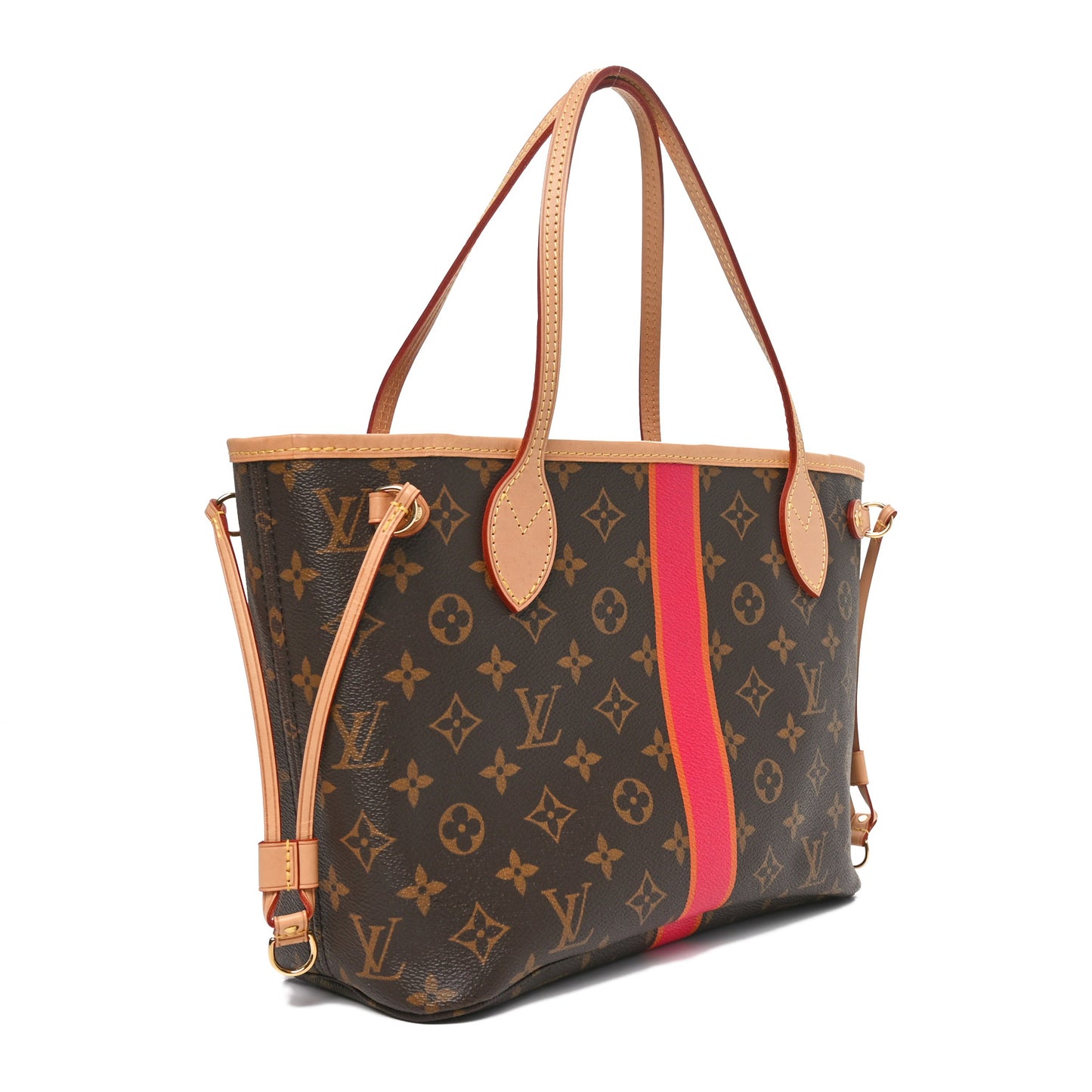 Monogram My LV Heritage Neverfull PM Fuchsia Orange