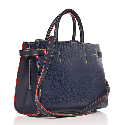 Louis Vuitton Epi Twist Tote Indigo 3 of 11
