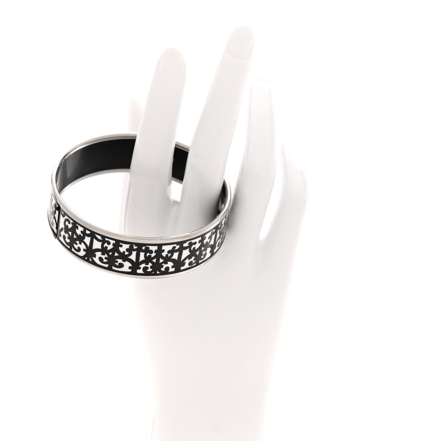 Enamel Printed Wide Balcons du Guadalquivir Bracelet 70 Black