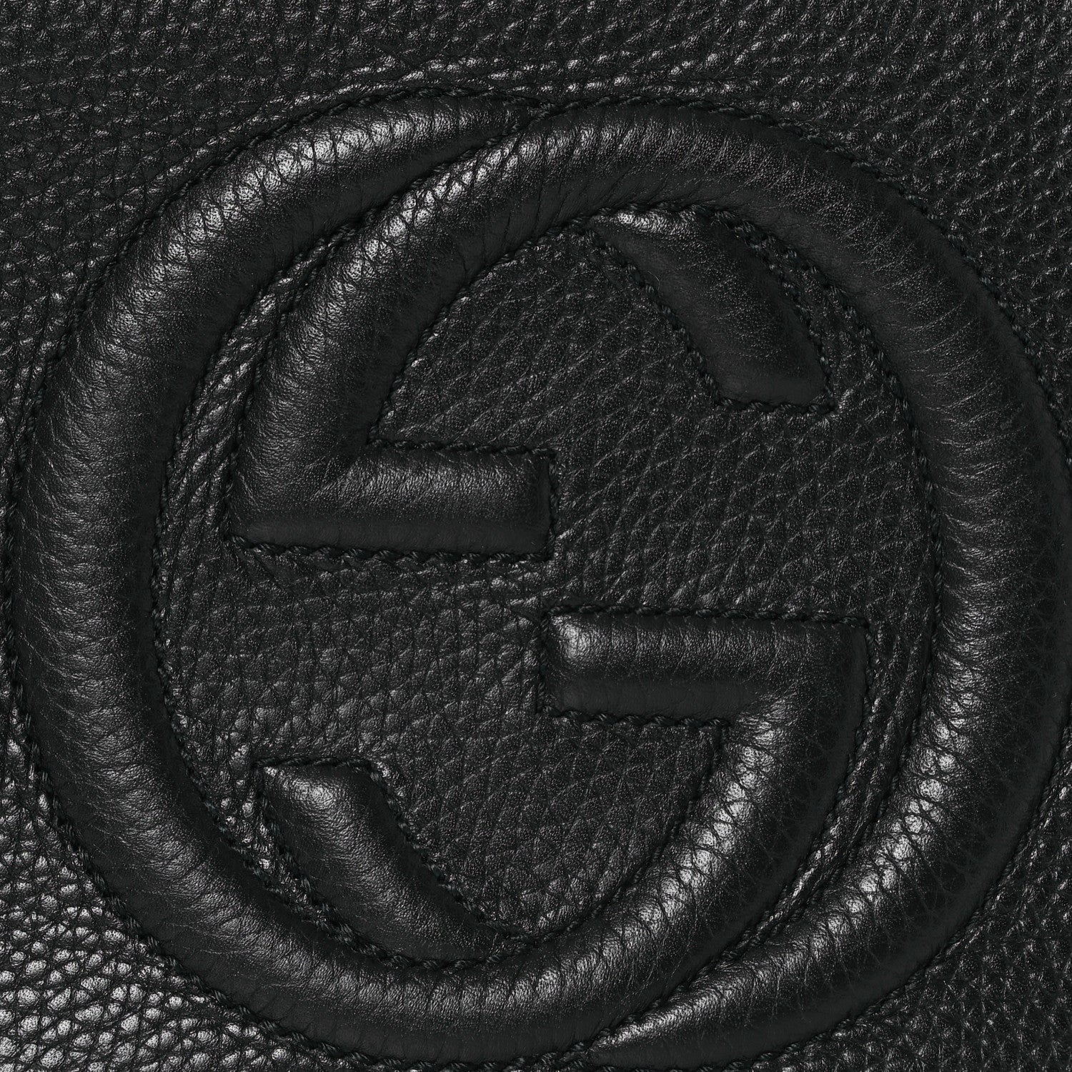 Gucci Pebbled Calfskin Small Soho Disco Bag Black 9 of 12