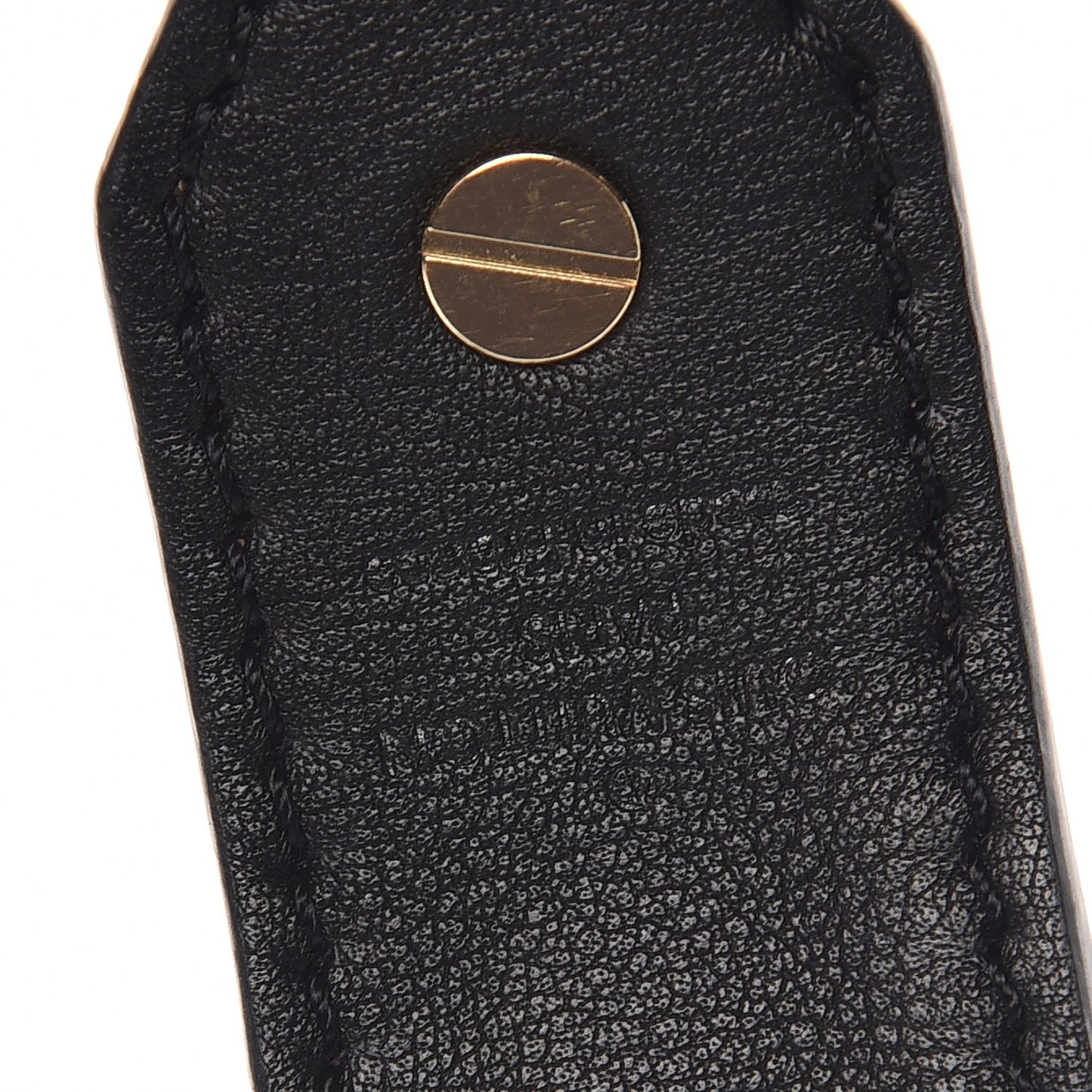 Reverse Monogram Bandouliere Shoulder Strap XL Black