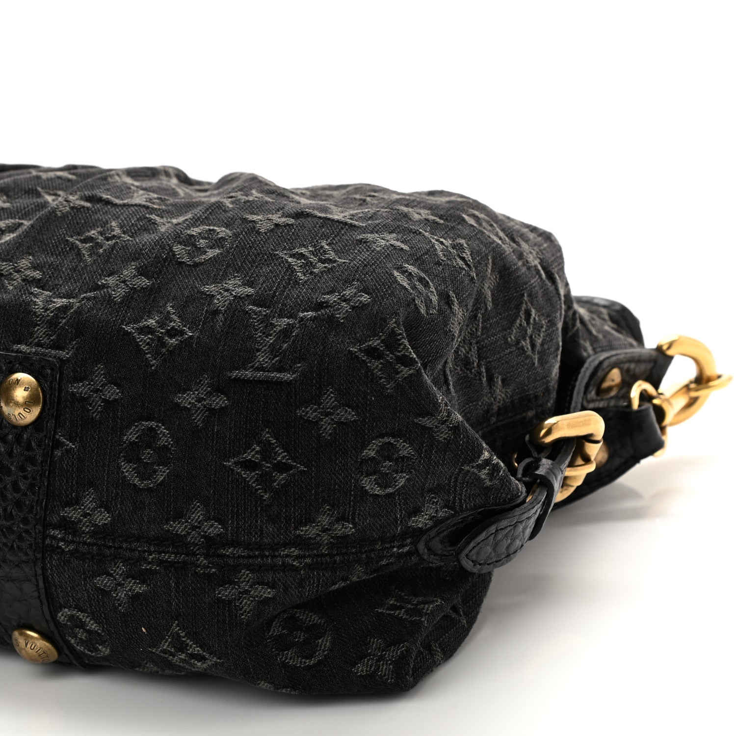 Louis Vuitton Denim Neo Cabby MM Black 8 of 9