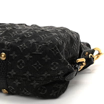 Louis Vuitton Denim Neo Cabby MM Black 8 of 9