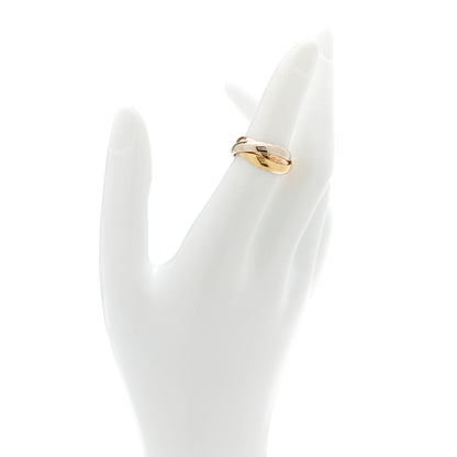 Cartier 18K Pink Yellow White Gold Classic Les Must De Cartier Trinity Ring 50 5.25 4 of 8