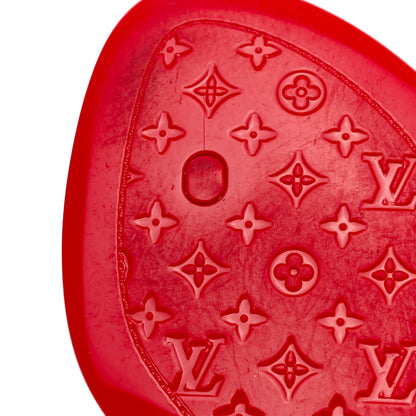 Louis Vuitton Rubber Bikini Thong Flat Sandals 41 Red 9 of 11