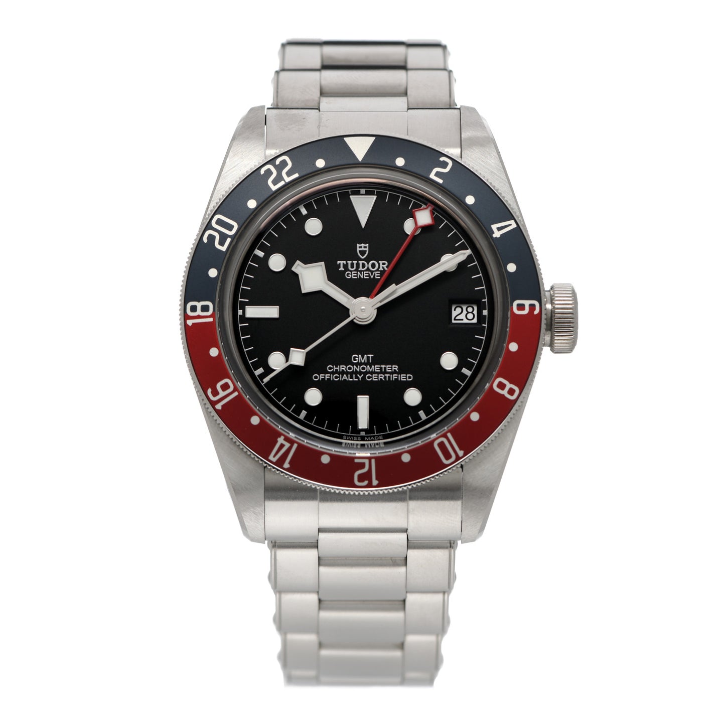 Stainless Steel 41mm Black Bay GMT Automatic Watch Black 79830RB