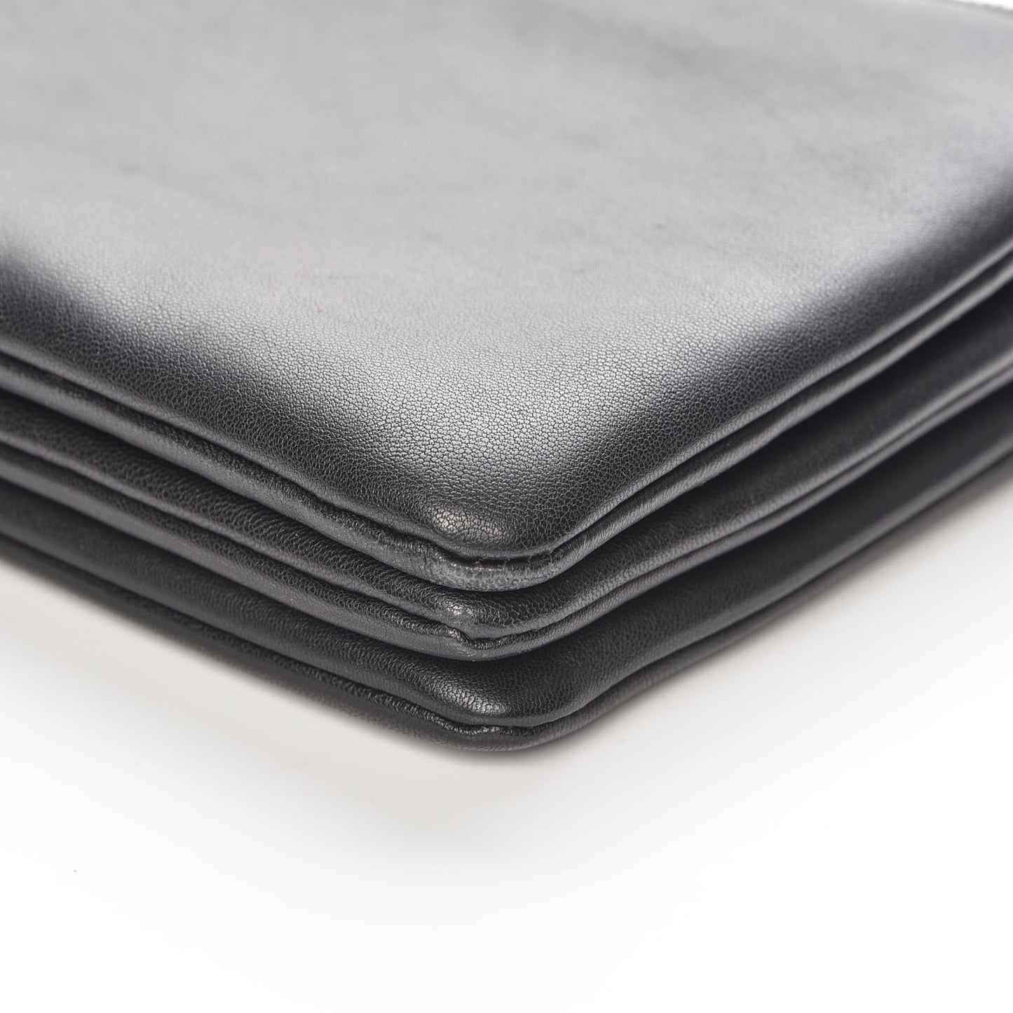 Lambskin Small Trio Crossbody Bag Black