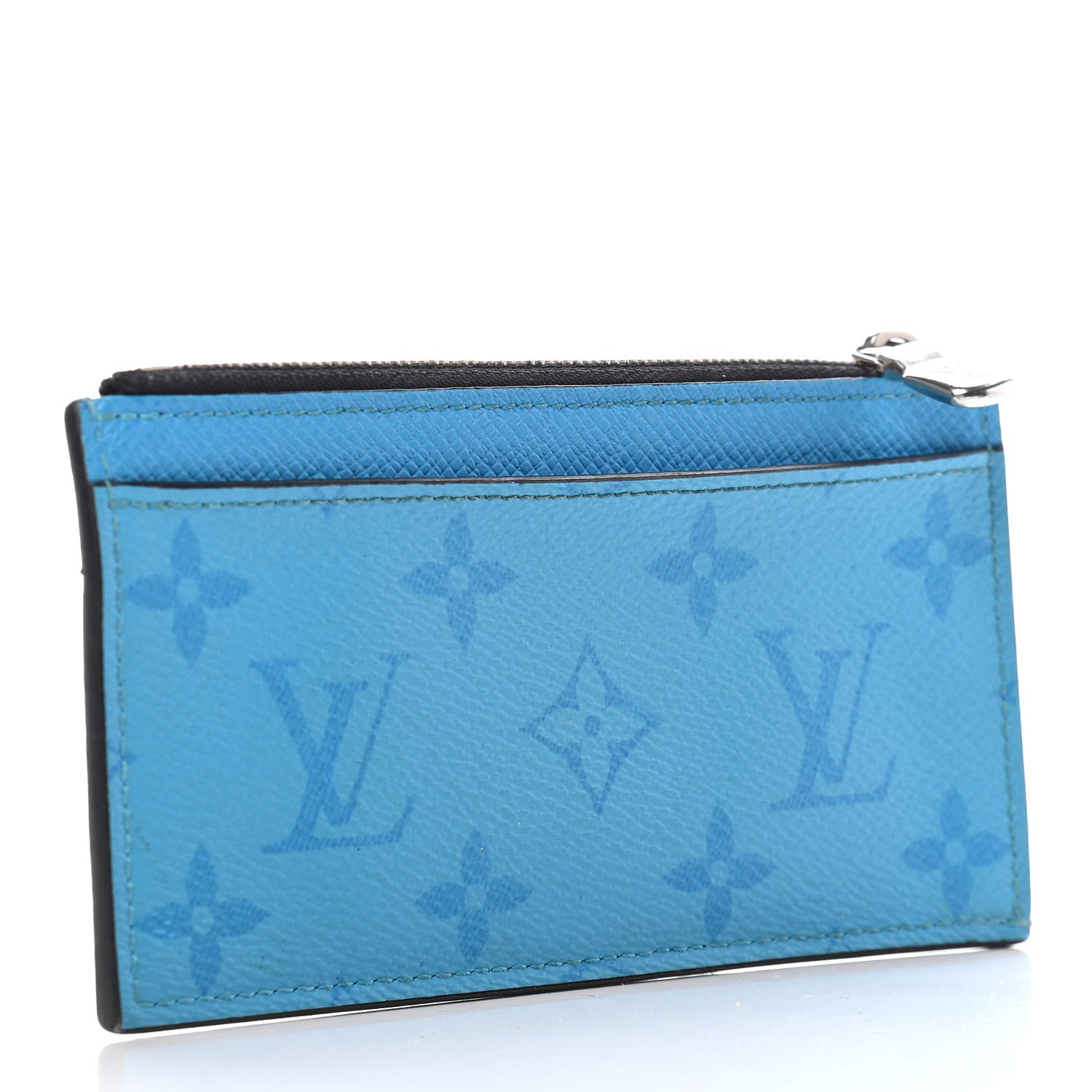 Louis Vuitton Taigarama Coin Card Holder Blue Lagoon 5 of 16
