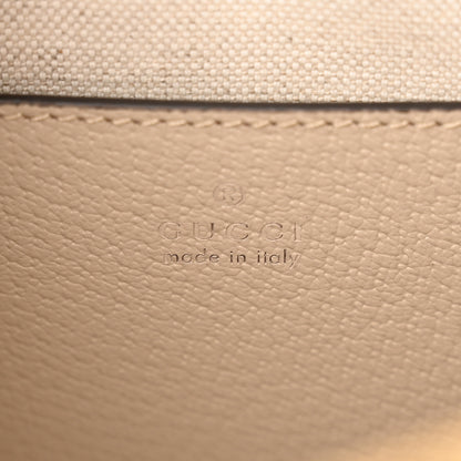 Gucci GG Supreme Monogram Textured Dollar Calfskin Web Mini Ophidia Top Handle Bag Beige Mystic White Oatmeal 6 of 10