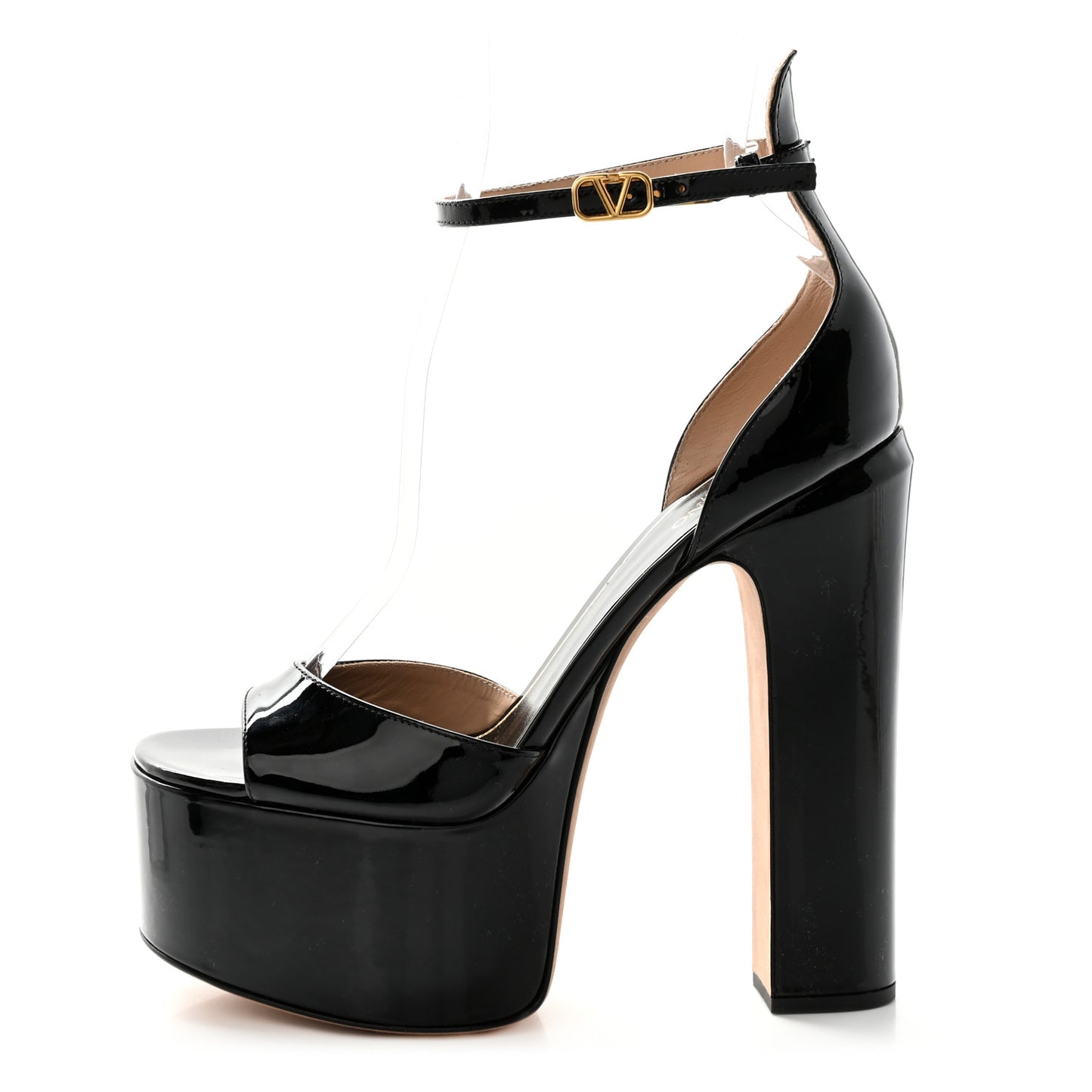 Patent Tan-Go 55/155mm Platform Sandals 37.5 Black