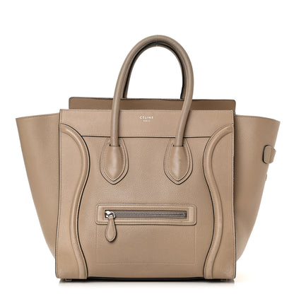 Celine Drummed Calfskin Mini Luggage Dune 1 of 25