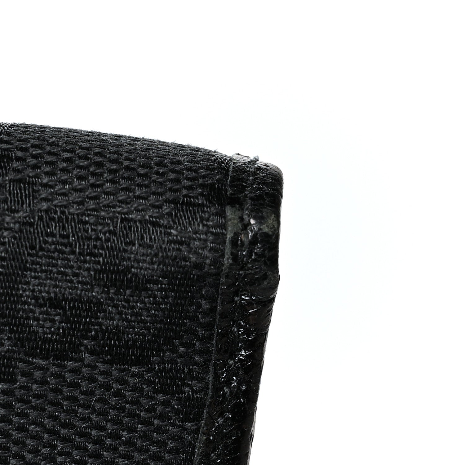 Gucci Monogram Textured Calfskin Metal Bar French Flap Wallet Black 11 of 11