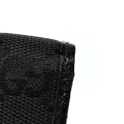 Gucci Monogram Textured Calfskin Metal Bar French Flap Wallet Black 11 of 11