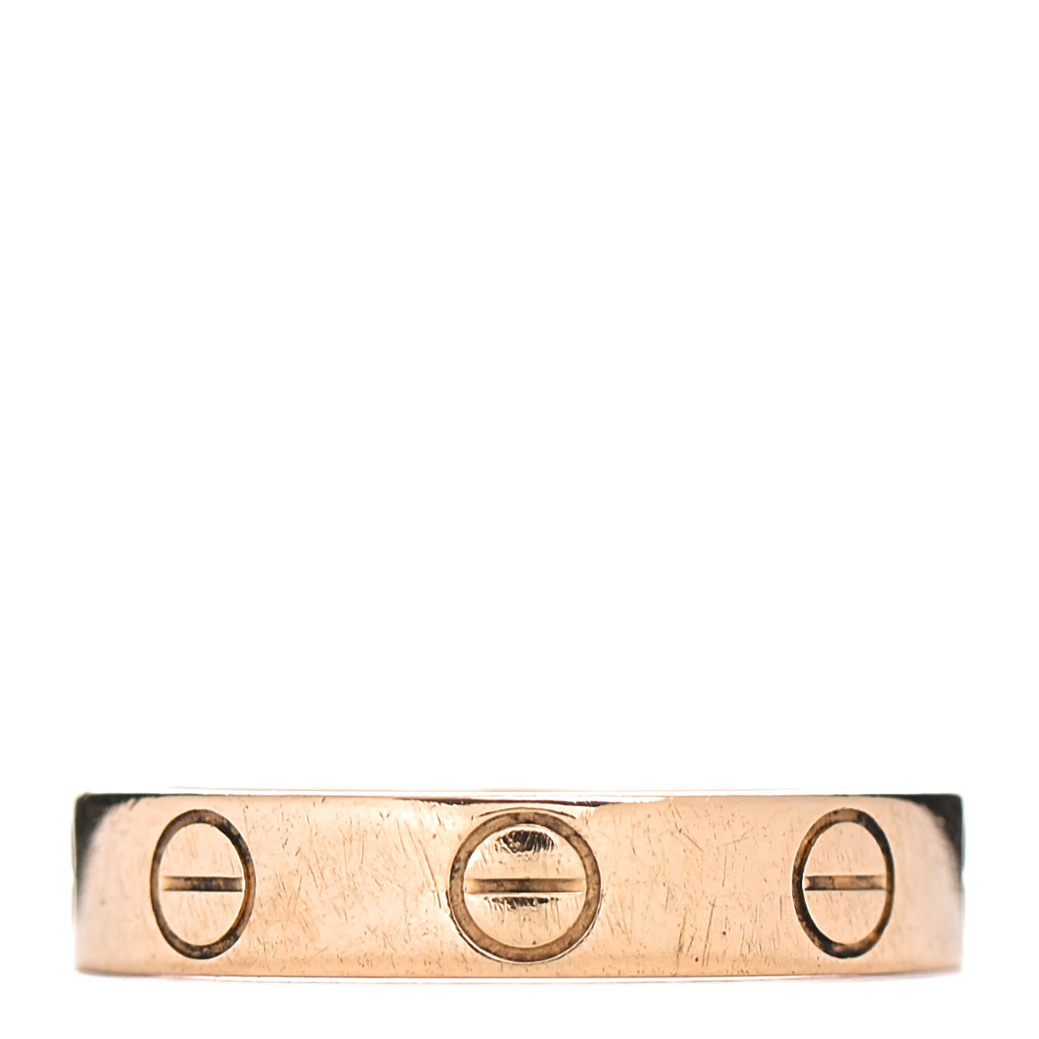 Cartier 18K Yellow Gold 3.5mm LOVE Wedding Band Ring 48 4.5 1 of 4