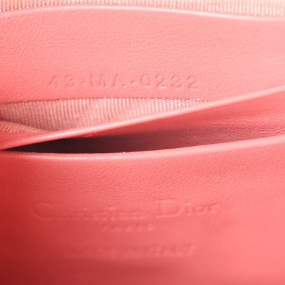 Christian Dior Patent Cannage Lady Dior Phone Holder Pink 6 of 9