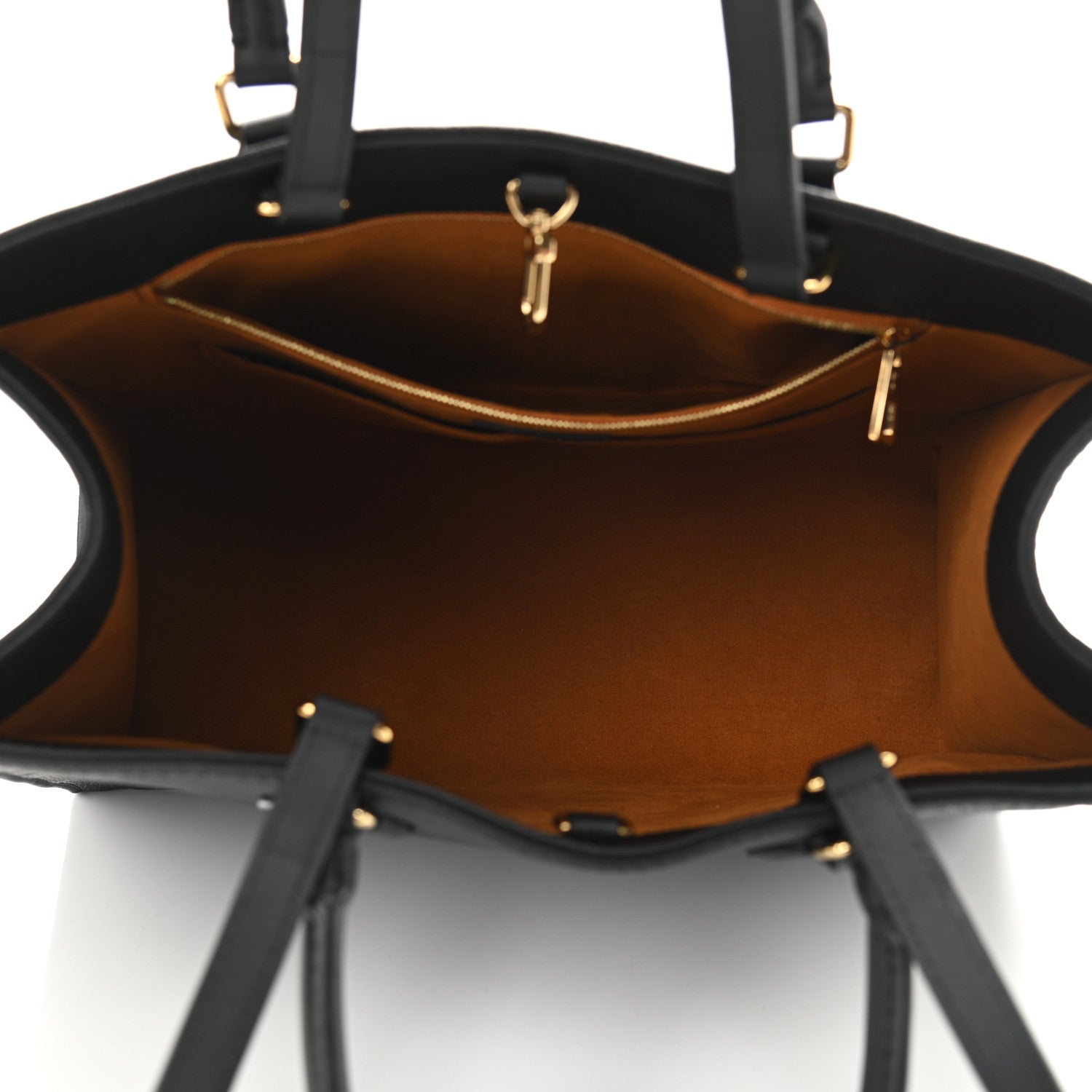 Louis Vuitton Empreinte Monogram Giant Onthego MM Black 5 of 10