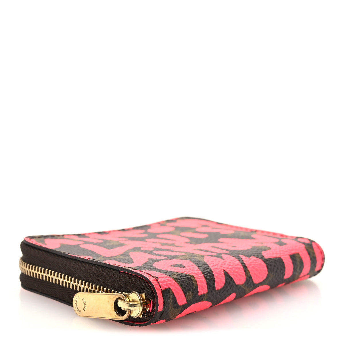 Louis Vuitton Monogram Graffiti Zippy Coin Purse Fuchsia 4 of 9