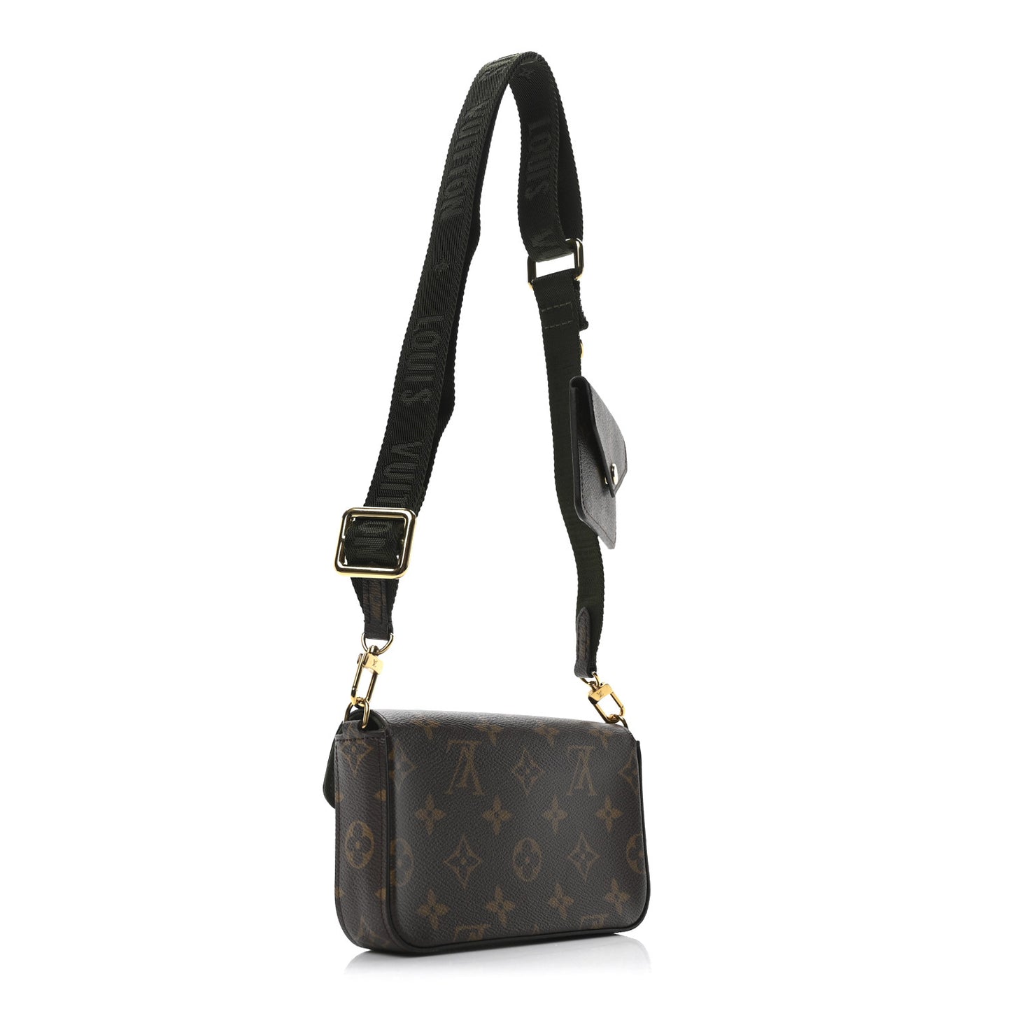 Monogram Felicie Strap & Go Kaki